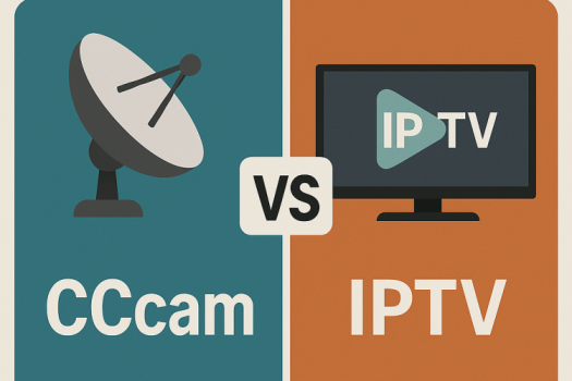 الفرق بين Cccam و IPTV
